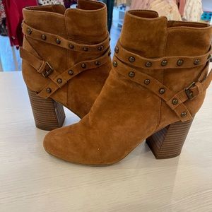 Suede booties
